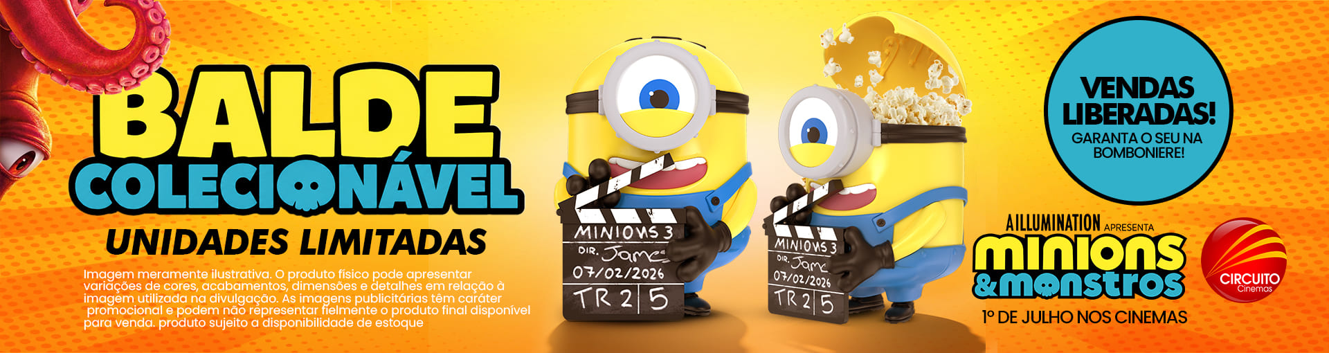 Teste Balde Minions